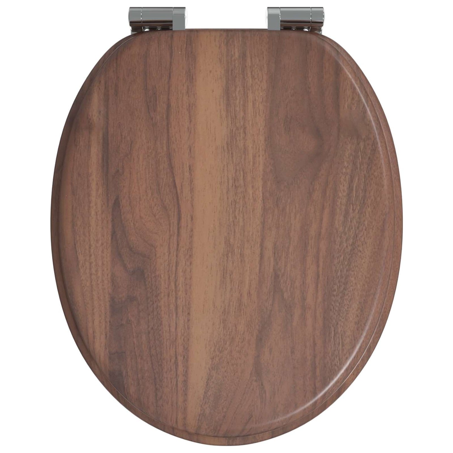 Soft-Close Toilet Seat Brown 44 x 38 cm MDF board