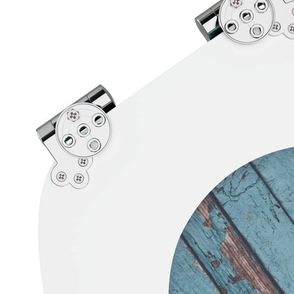 Soft-Close Toilet Seat Blue 44 x 38 cm MDF board