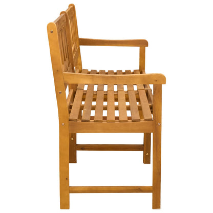 Outdoor Bench Natural 150 x 55.5 x 90 cm Solid Acacia Wood