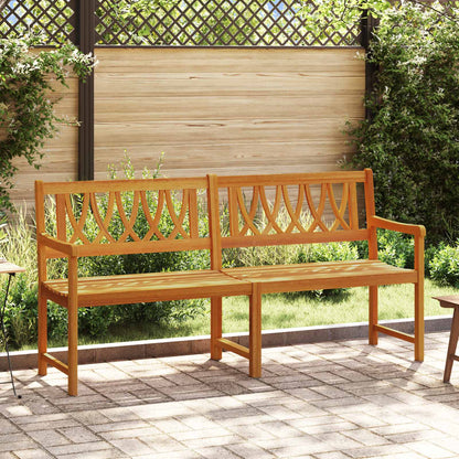 Outdoor Bench Natural 180 x 55.5 x 90 cm Solid Acacia Wood