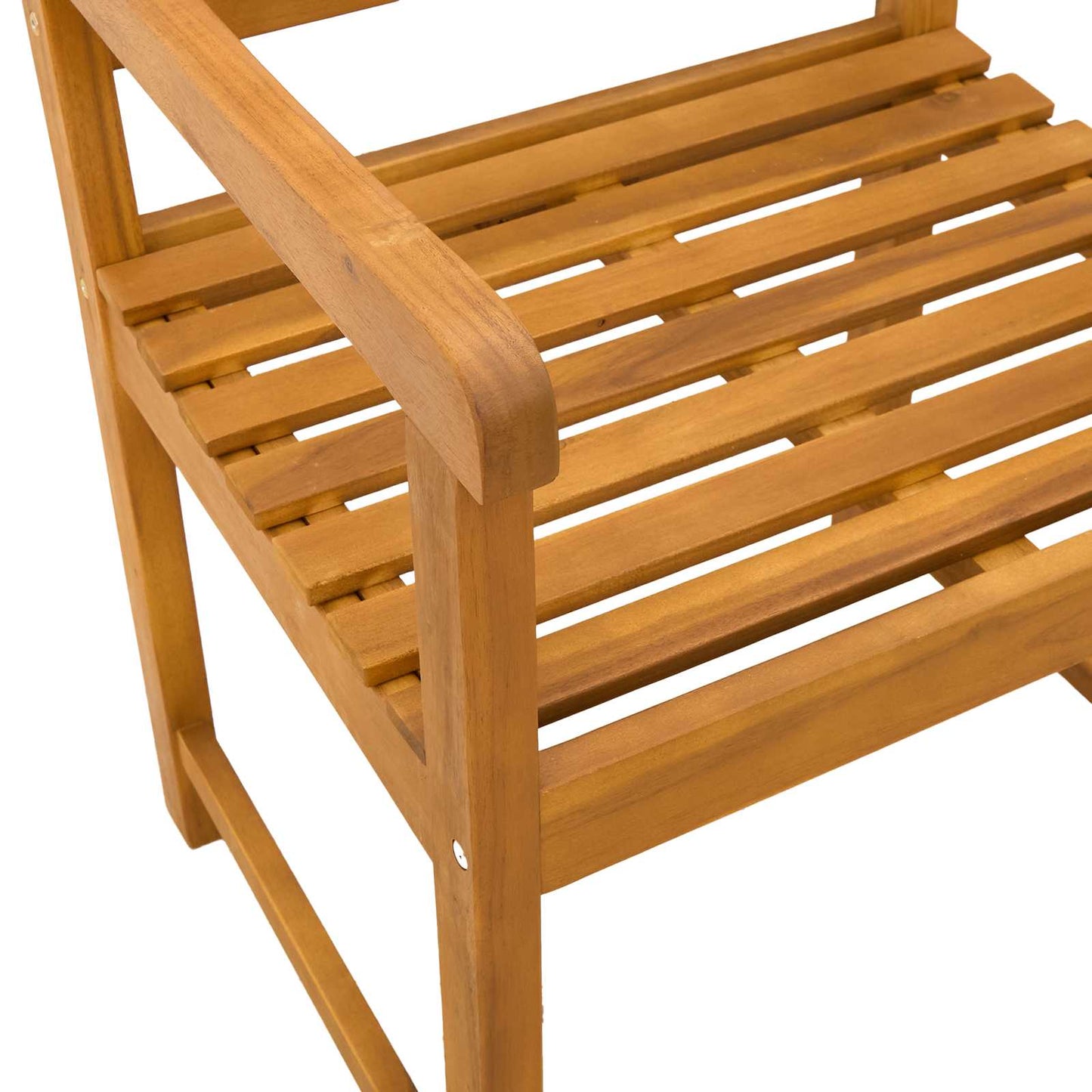 Outdoor Bench 2 pcs Natural 56 x 55.5 x 90 cm Solid Acacia Wood
