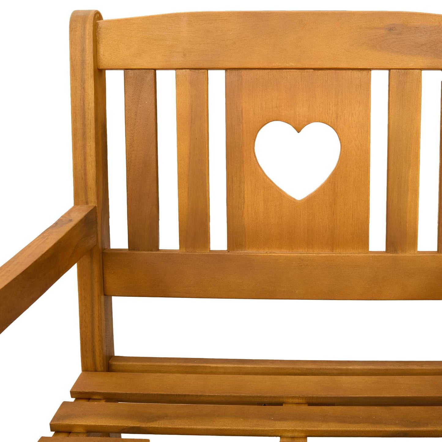 Outdoor Bench 2 pcs Natural 56 x 55.5 x 90 cm Solid Acacia Wood