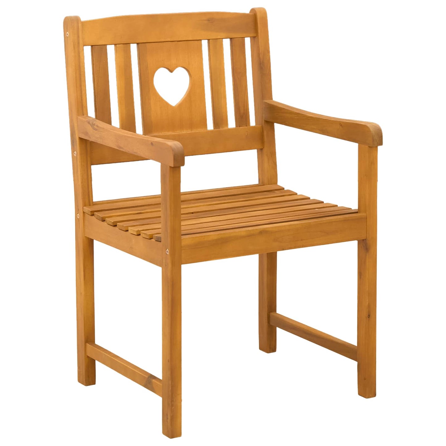Outdoor Bench 2 pcs Natural 56 x 55.5 x 90 cm Solid Acacia Wood