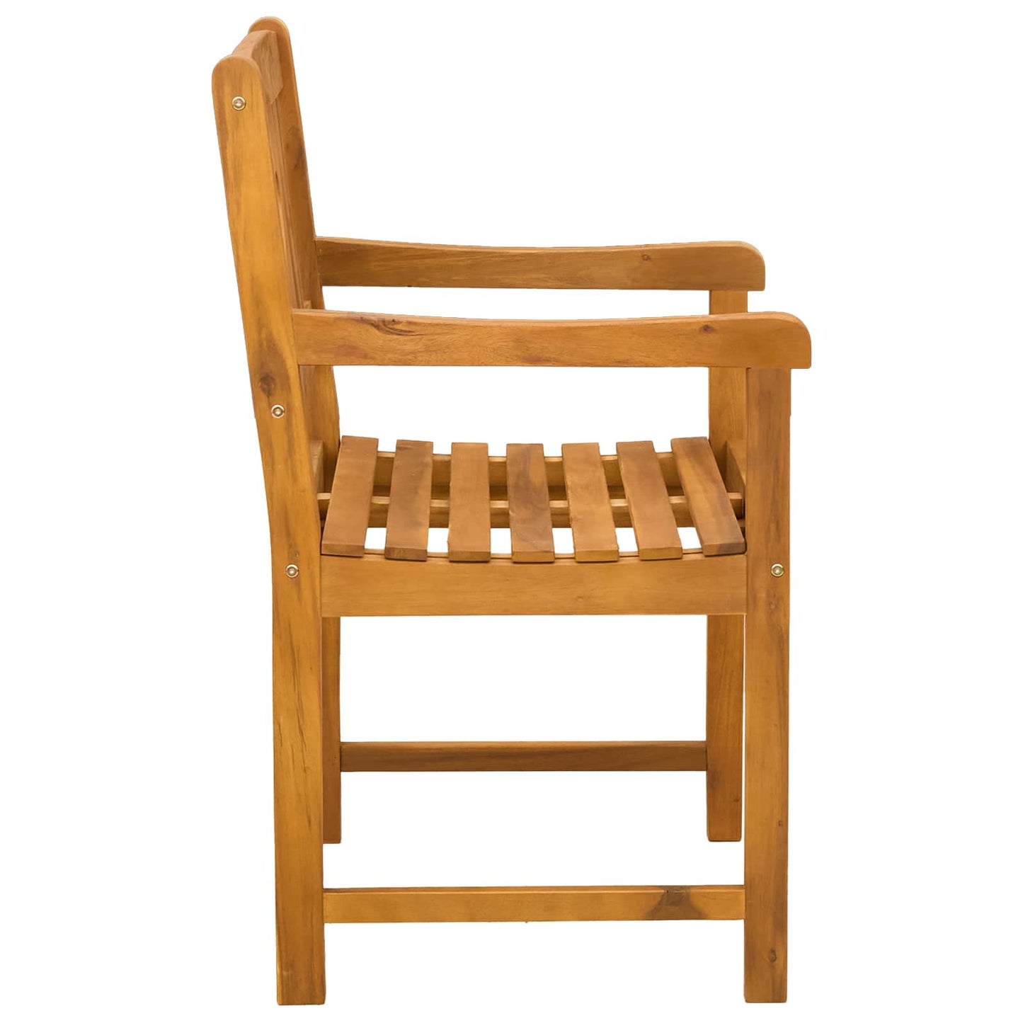 Outdoor Bench 2 pcs Natural 56 x 55.5 x 90 cm Solid Acacia Wood
