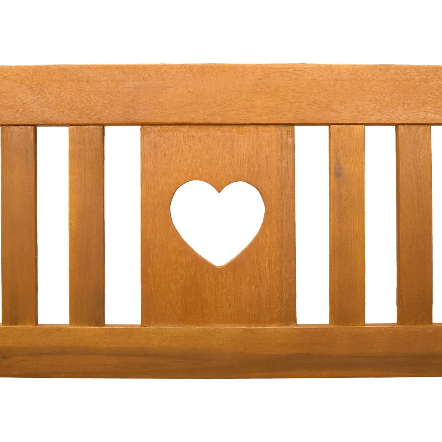 Outdoor Bench Natural 110 x 55.5 x 90 cm Solid Acacia Wood