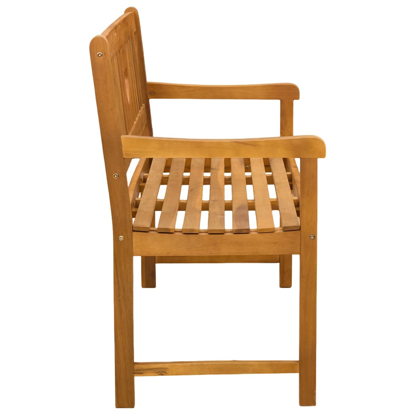 Outdoor Bench Natural 110 x 55.5 x 90 cm Solid Acacia Wood