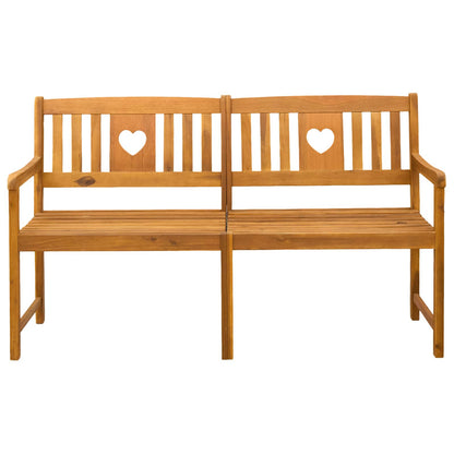 Outdoor Bench Natural 150 x 55.5 x 90 cm Solid Acacia Wood