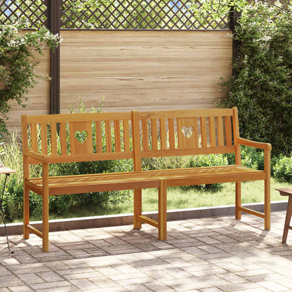 Outdoor Bench Natural 180 x 55.5 x 90 cm Solid Acacia Wood
