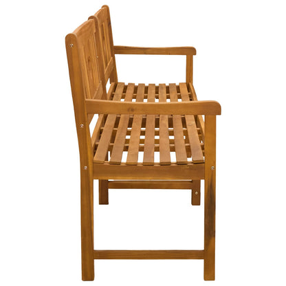Outdoor Bench Natural 180 x 55.5 x 90 cm Solid Acacia Wood