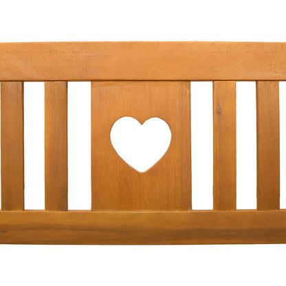 Outdoor Bench Natural 220 x 55.5 x 90 cm Solid Acacia Wood
