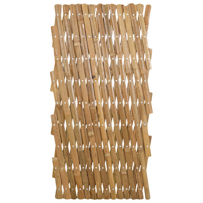 Expandable Trellis Fence 2 pcs Light Brown 100 x 105 cm Bamboo