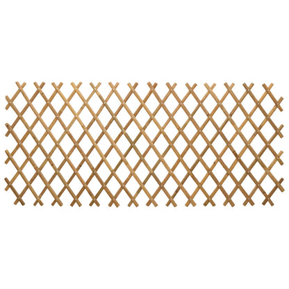 Expandable Trellis Fence 2 pcs Light Brown 100 x 105 cm Bamboo
