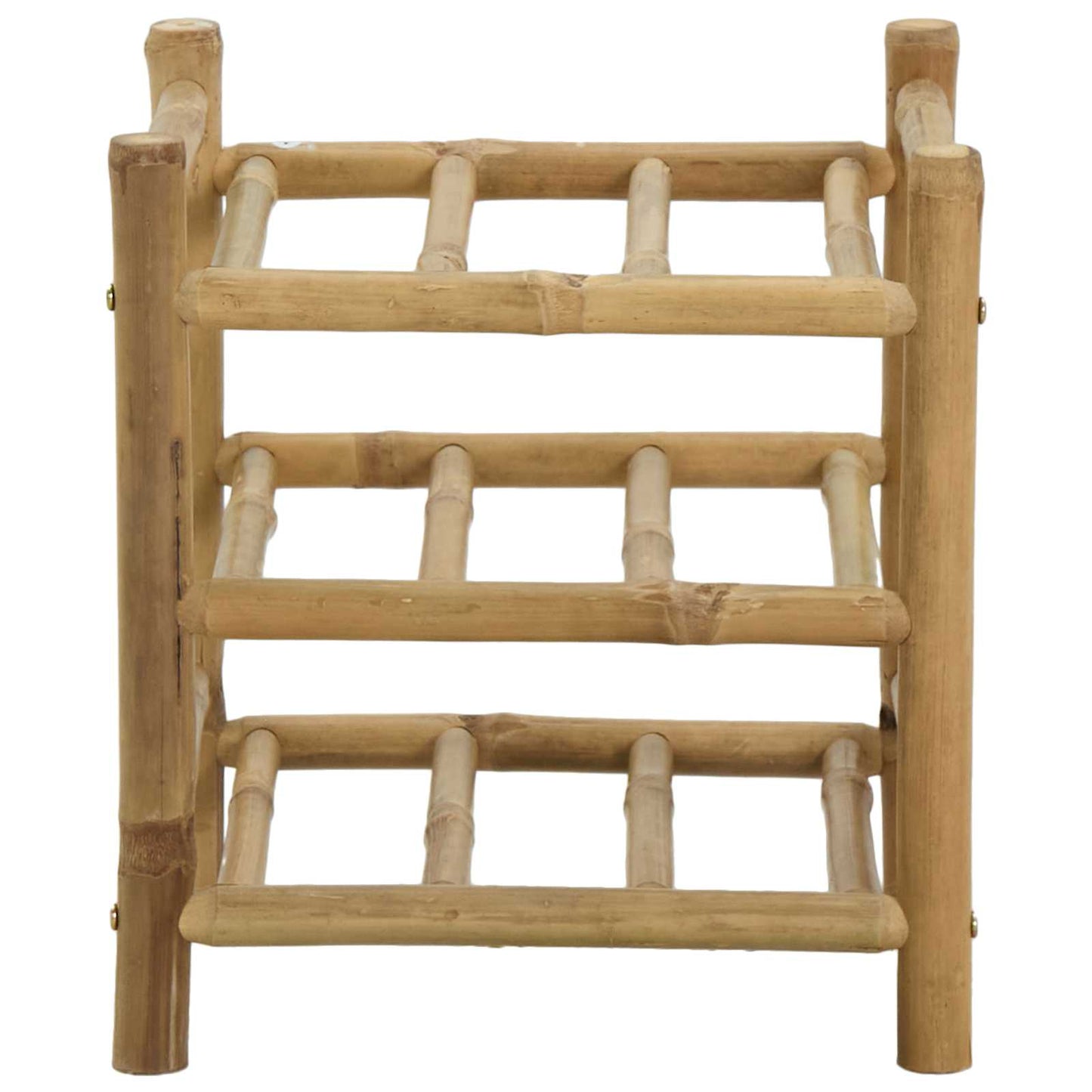 Wine Rack Natural 32.5 x 29.5 x 36 cm Bamboo