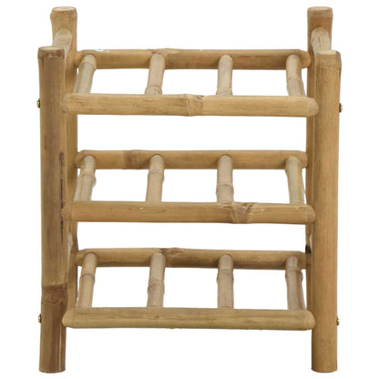 Wine Rack Natural 32.5 x 29.5 x 36 cm Bamboo