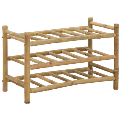Wine Rack Natural 57 x 29.5 x 36 cm Bamboo