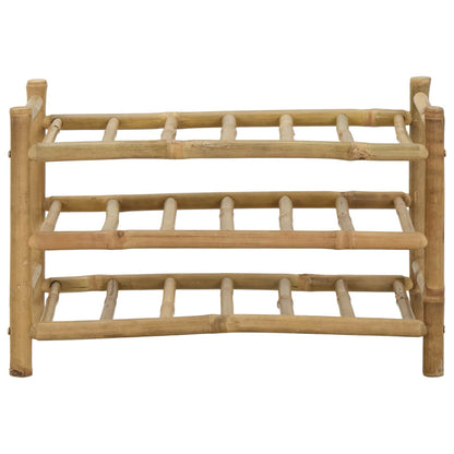 Wine Rack Natural 57 x 29.5 x 36 cm Bamboo