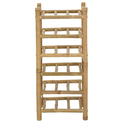 Wine Rack Natural 32.5 x 29.5 x 72 cm Bamboo