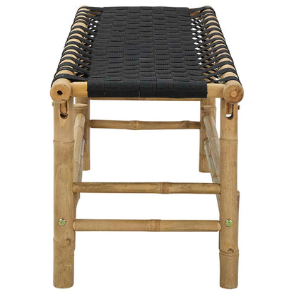 Garden Bench 110 x 38 x 40 cm Bamboo Natural Rectangular