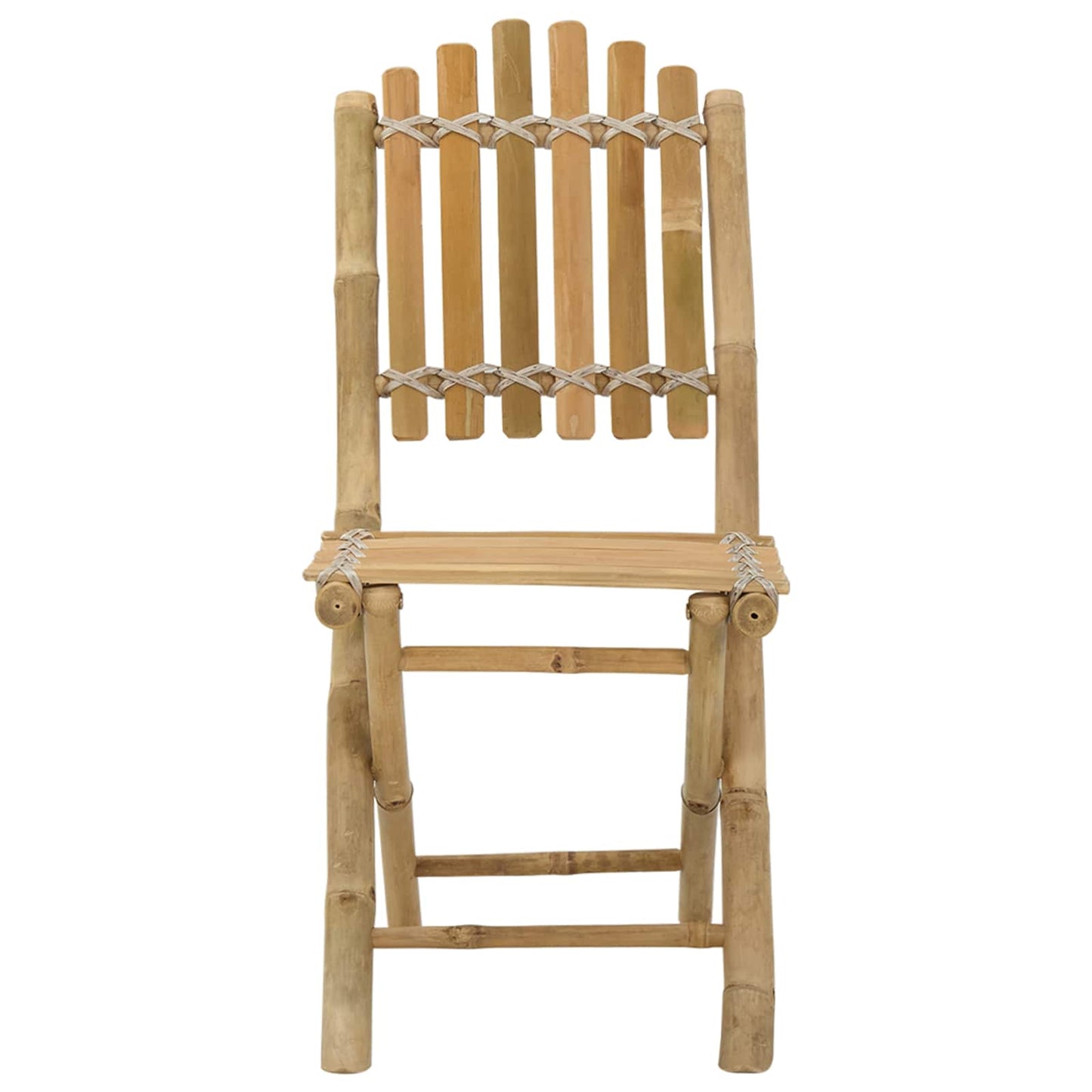 Garden Chair 4 pcs Natural Bamboo