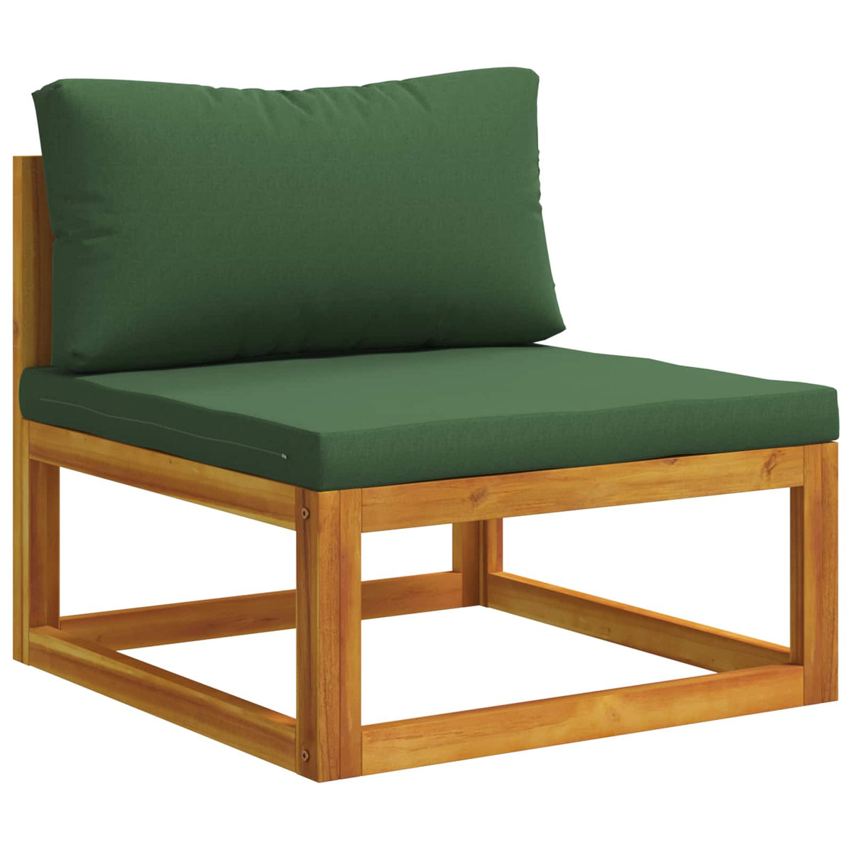 Sofa Set 4 pcs Natural Solid Acacia Wood