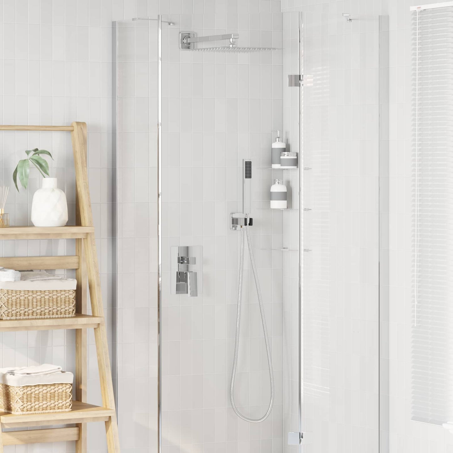 Concealed Shower System (Square) Silver Stainless Steel 201