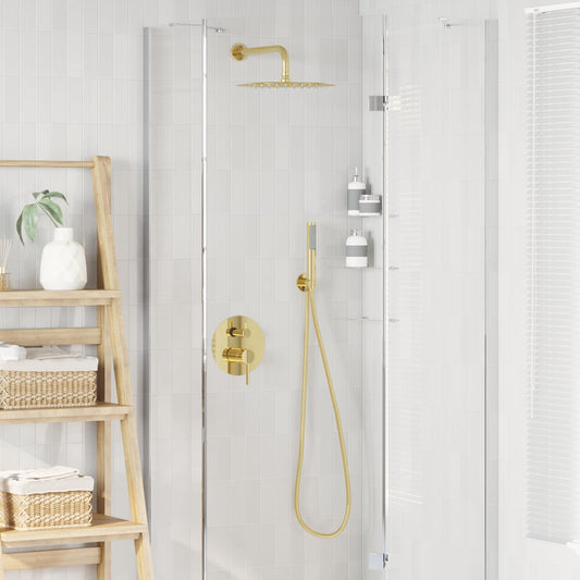 Concealed Shower System (Round) Gold Stainless Steel 201