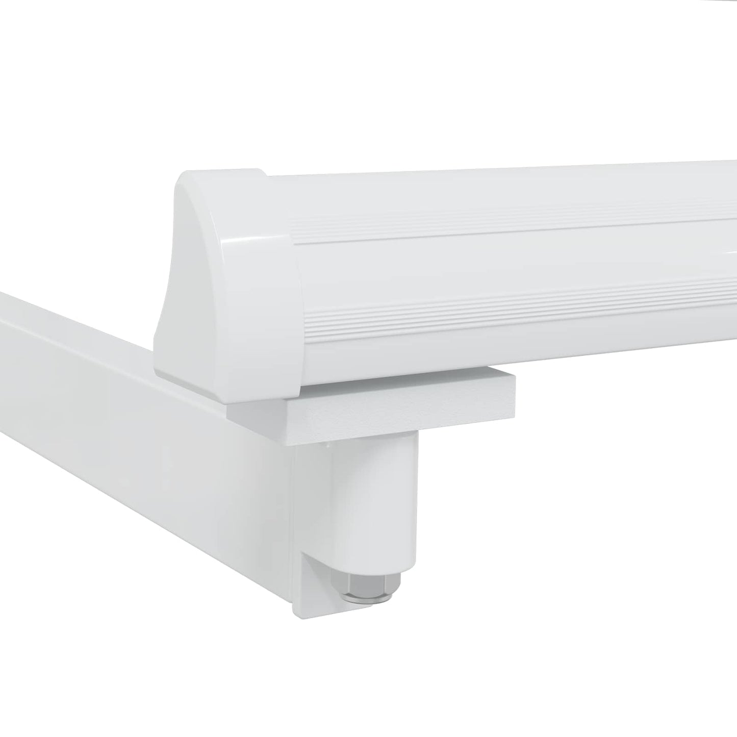 Manual Retractable Awning Frame White 3.5 x 2 m Aluminium
