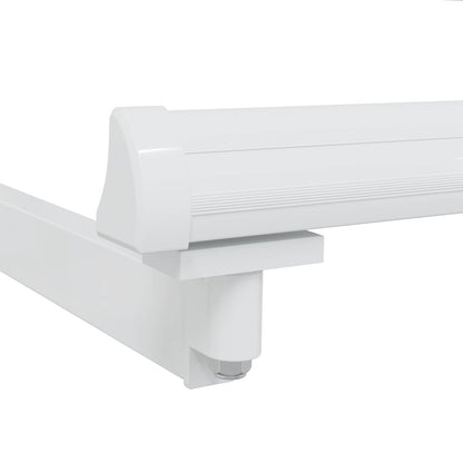 Manual Retractable Awning Frame White 4 x 2 m Aluminium