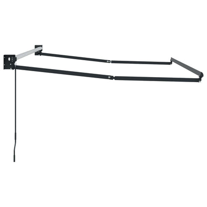 Manual Retractable Awning Frame Anthracite 3.5 x 2 m Aluminium