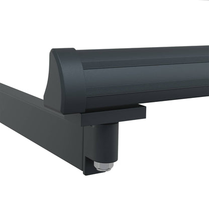Manual Retractable Awning Frame Anthracite 4 x 2 m Aluminium