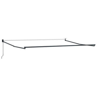Manual Retractable Awning Frame Anthracite 4 x 2 m Aluminium