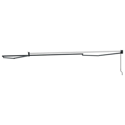 Manual Retractable Awning Frame Anthracite 4 x 2 m Aluminium