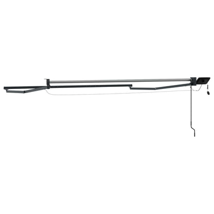 Electric Retractable Awning Frame Anthracite 2.5 x 2 m