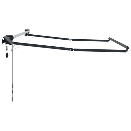 Electric Retractable Awning Frame Anthracite 2.5 x 2 m