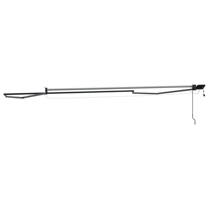 Electric Retractable Awning Frame Anthracite 4 x 3 m Aluminium