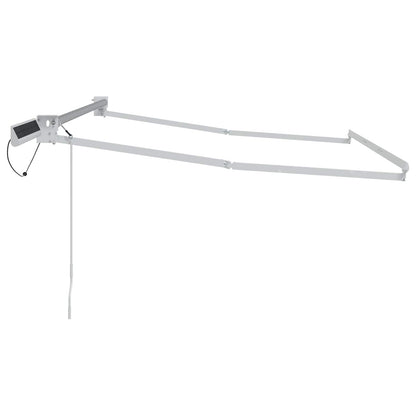 Electric Retractable Awning Frame White 3 x 2 m Steel