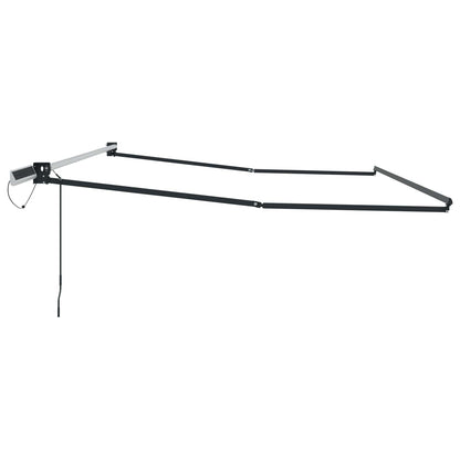 Electric Retractable Awning Frame Anthracite 4 x 2 m Steel