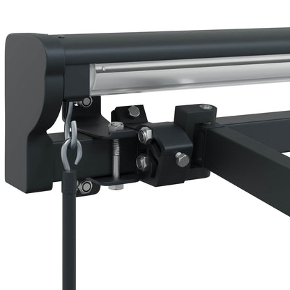 Manual Awning Frame Adjustable Anthracite 3.5 x 2 m Steel