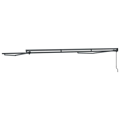 Manual Awning Frame Adjustable Anthracite 4.5 x 3.5 m Steel