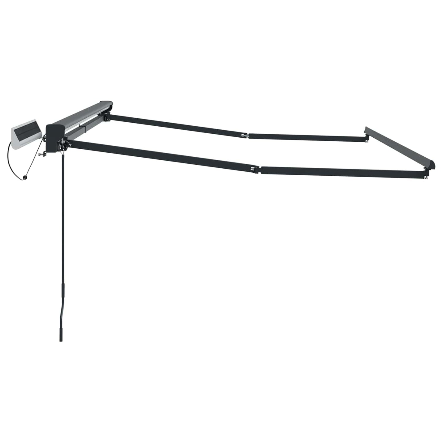 Electric Retractable Awning Frame Anthracite 3 x 2 m Steel