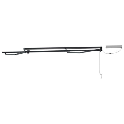 Electric Retractable Awning Frame Anthracite 3.5 x 2 m Steel