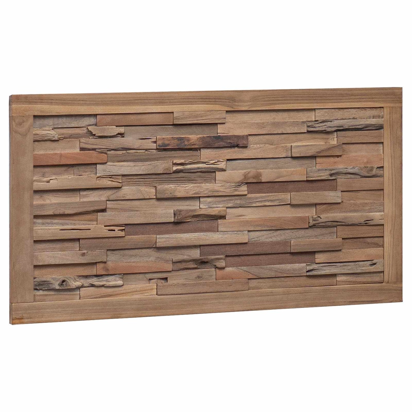 Bed Headboard Natural Solid Teak Wood
