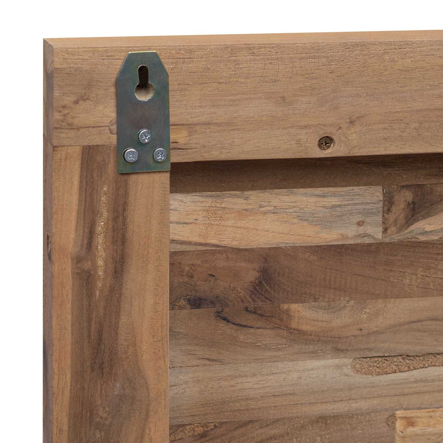 Bed Headboard Natural Solid Teak Wood