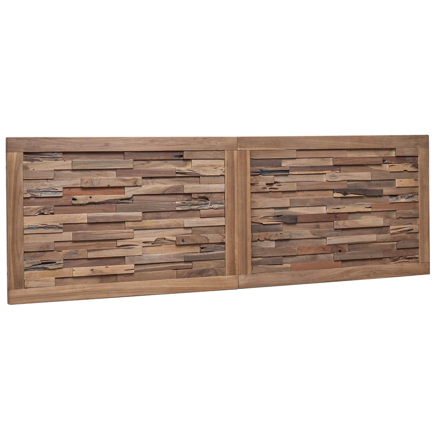 Bed Headboard Natural Solid Teak Wood