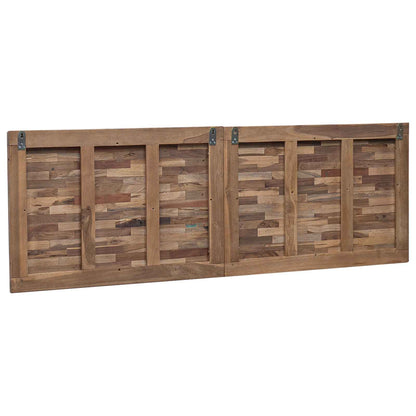 Bed Headboard Natural Solid Teak Wood