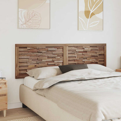Bed Headboard Natural Solid Teak Wood