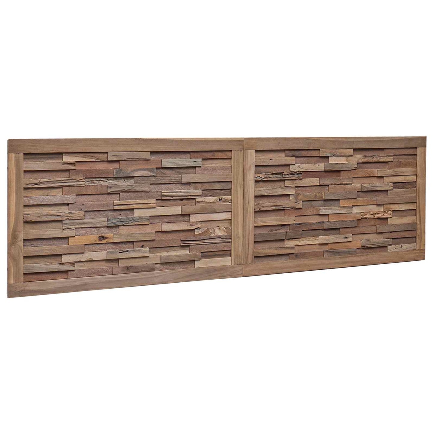 Bed Headboard Natural Solid Teak Wood