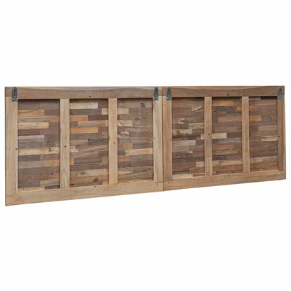 Bed Headboard Natural Solid Teak Wood