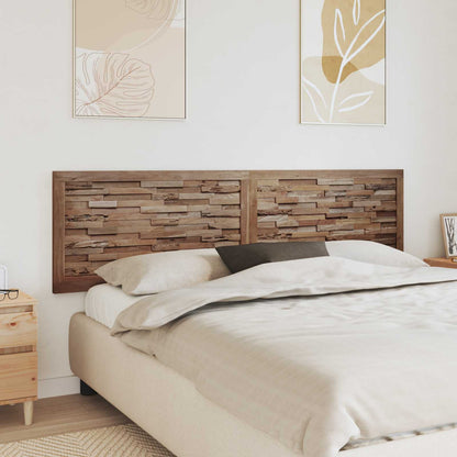 Bed Headboard Natural Solid Teak Wood