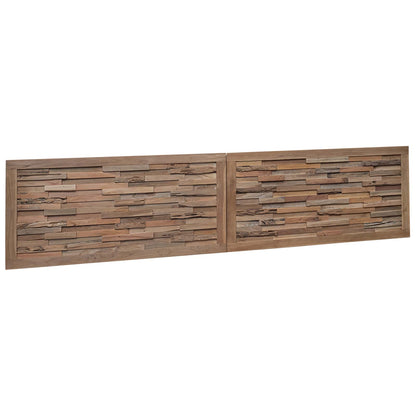 Bed Headboard Natural Solid Teak Wood
